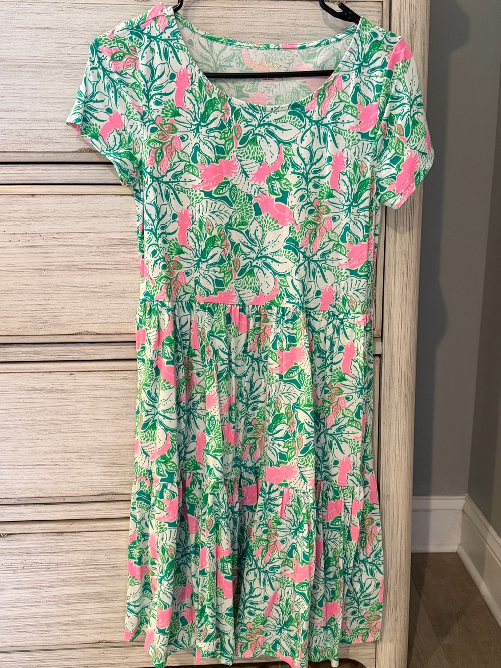 NWOT Lilly Pulitzer Geanna Dress Just Wing It Size xsmall swing dress - Picture 5 of 9
